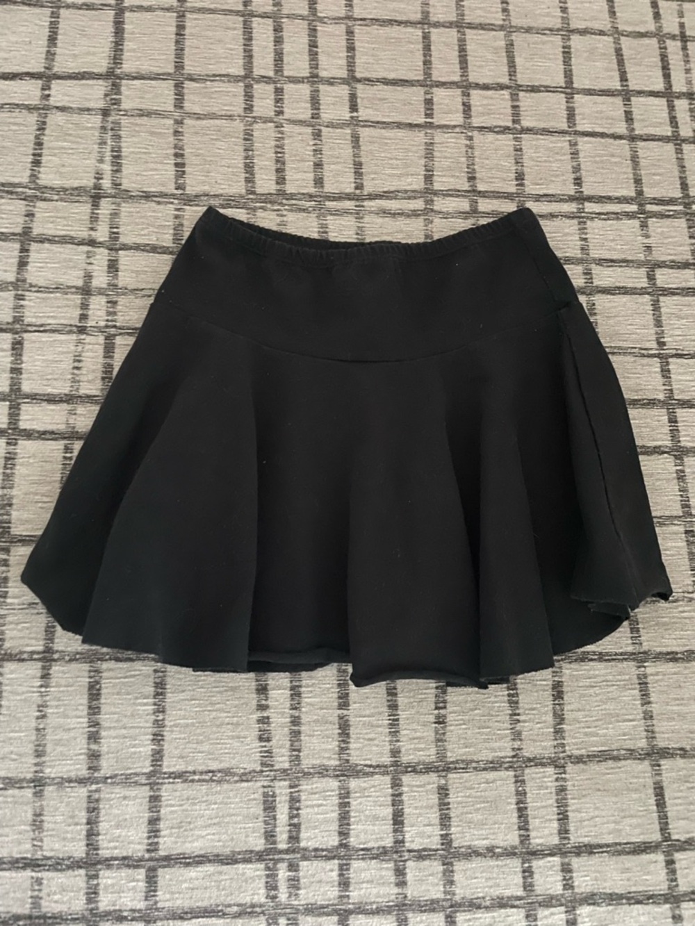 American Apparel Black Flared Women’s Skater Mini Skirt